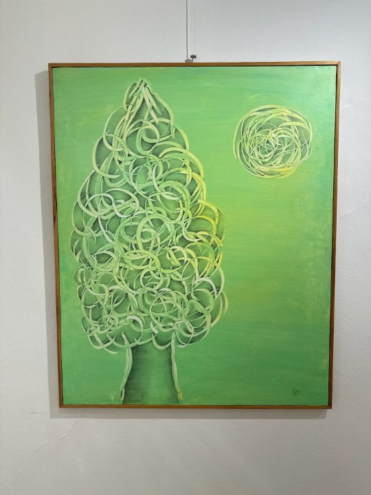 Árbol de gran formato con sol por Neus Daura