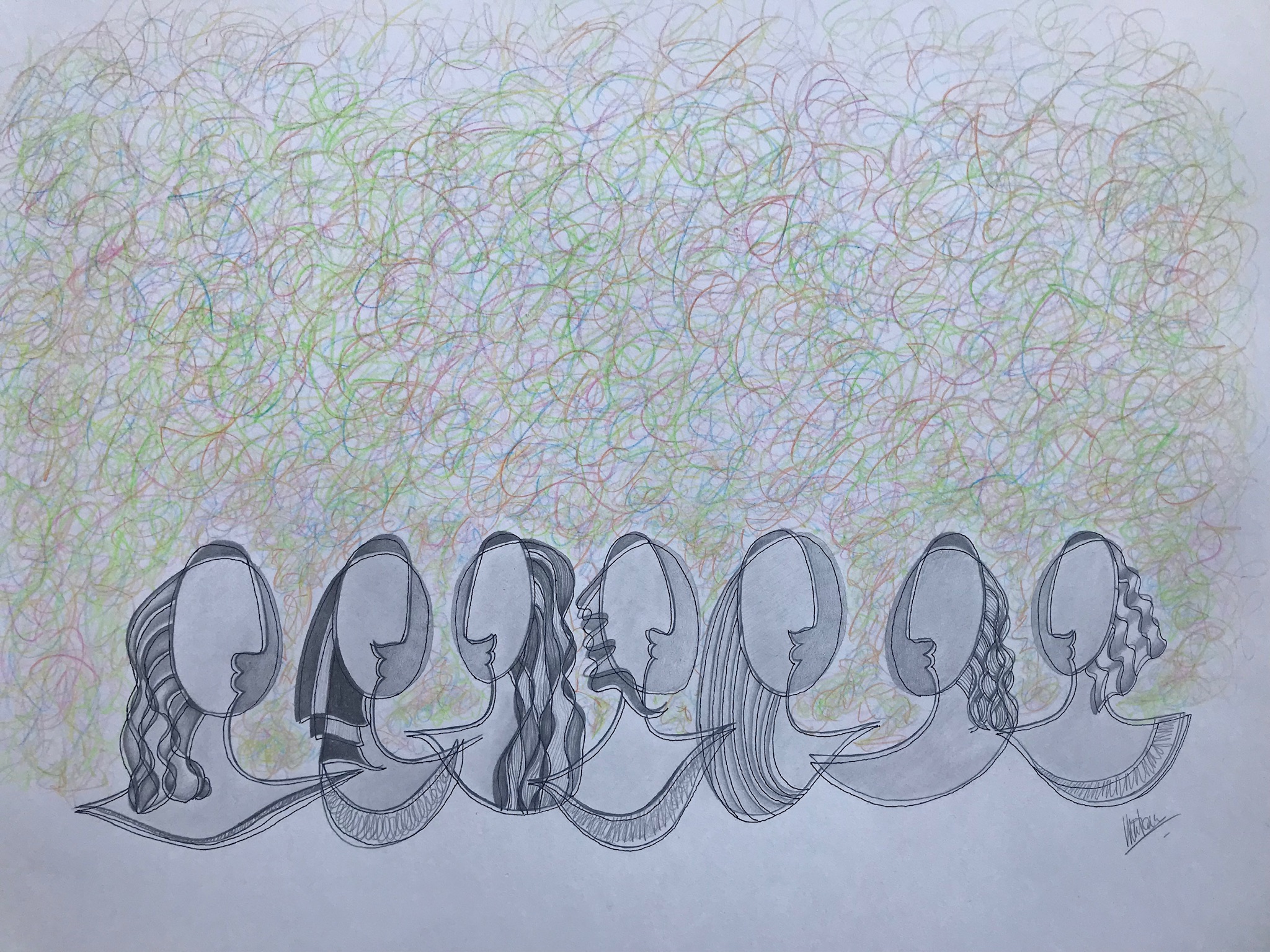 Obra Mis amigas me salvan por Neus Daura